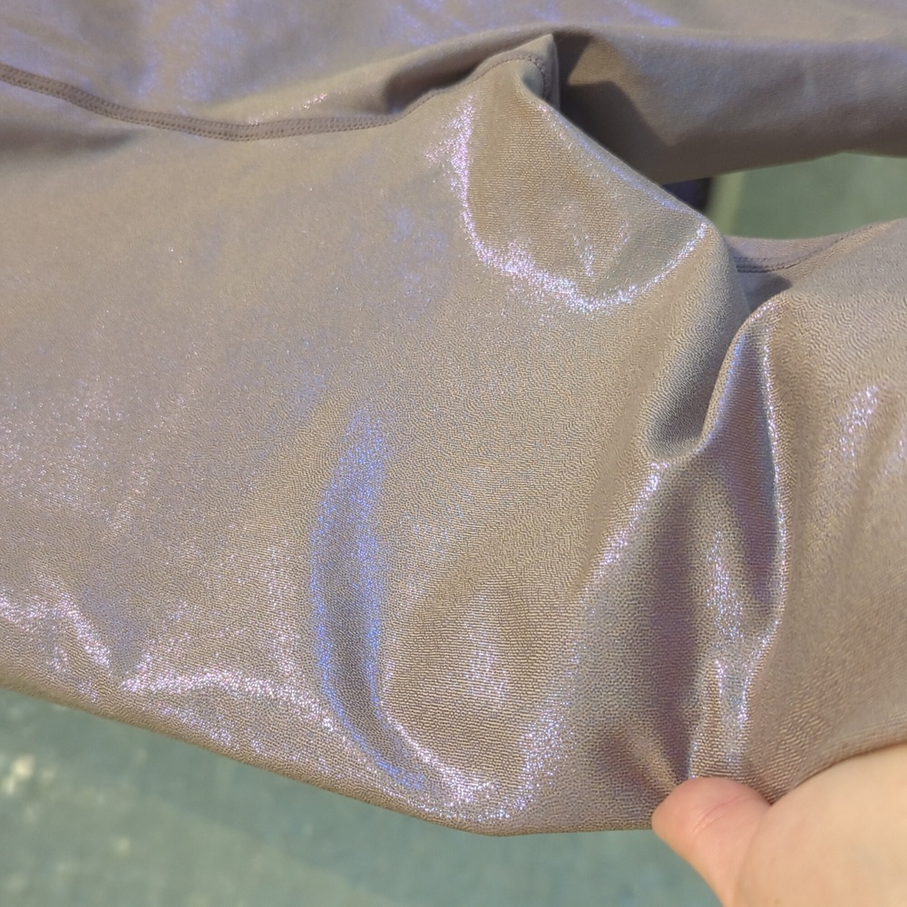 Shimmery Lavender Leggings - Picture 4 of 4
